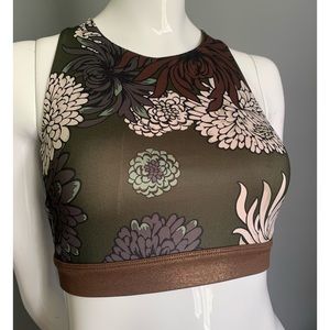 Joy Lab chrysanthemum floral print bra